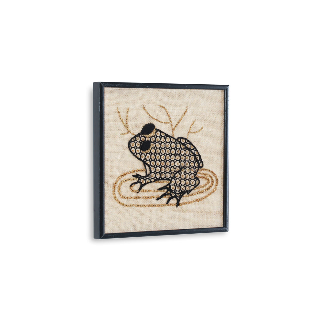 .1303 (A+D) Black + Gold Frog