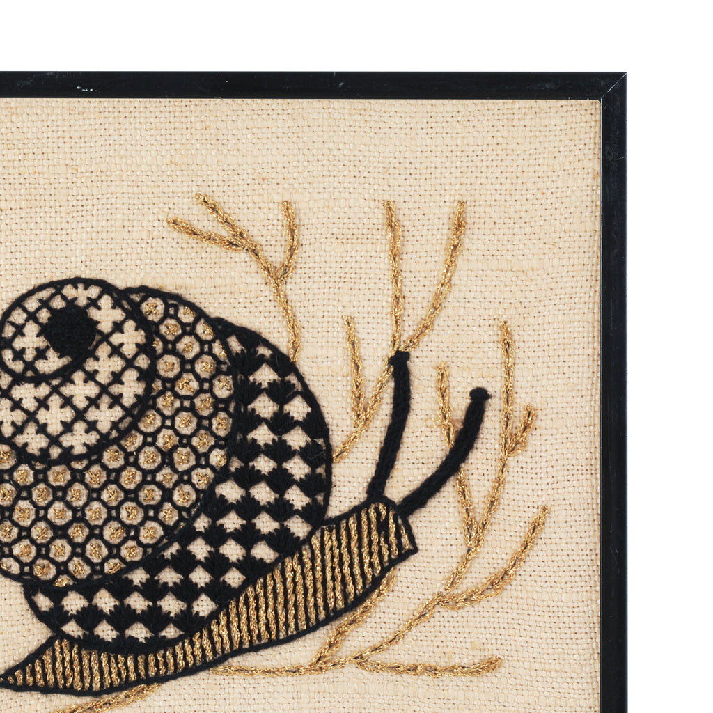 .1300 (A+D) Black + Gold Snail