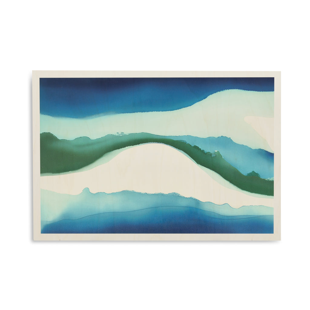 1332 (A+D) Color Waves Blue Green