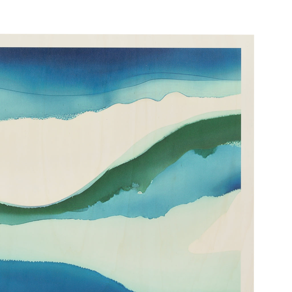 1332 (A+D) Color Waves Blue Green