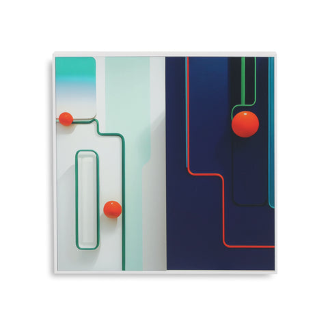 1343 (A+D) 80's Pop 3-D Geometric Spheres B