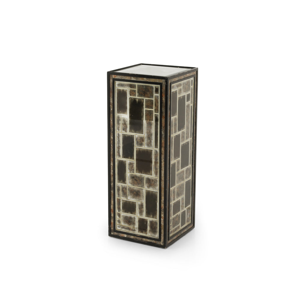 36" Grey Mosaic Tile Pedestal