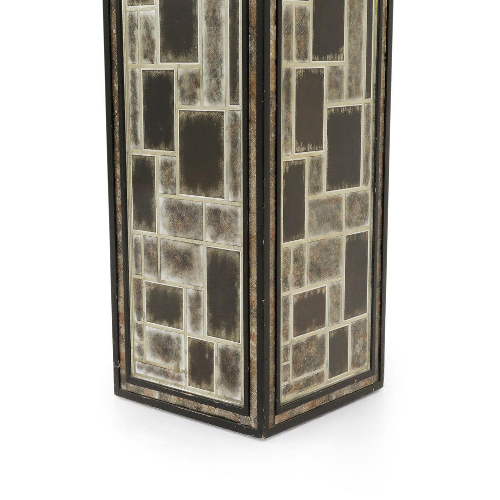 36" Grey Mosaic Tile Pedestal