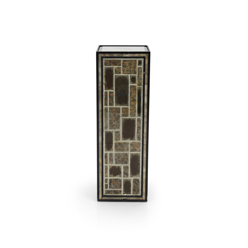 42" Grey Mosaic Tile Pedestal