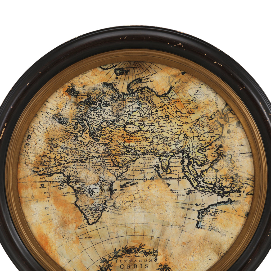 (A+D) Tan Map of Asia, Africa, Europe