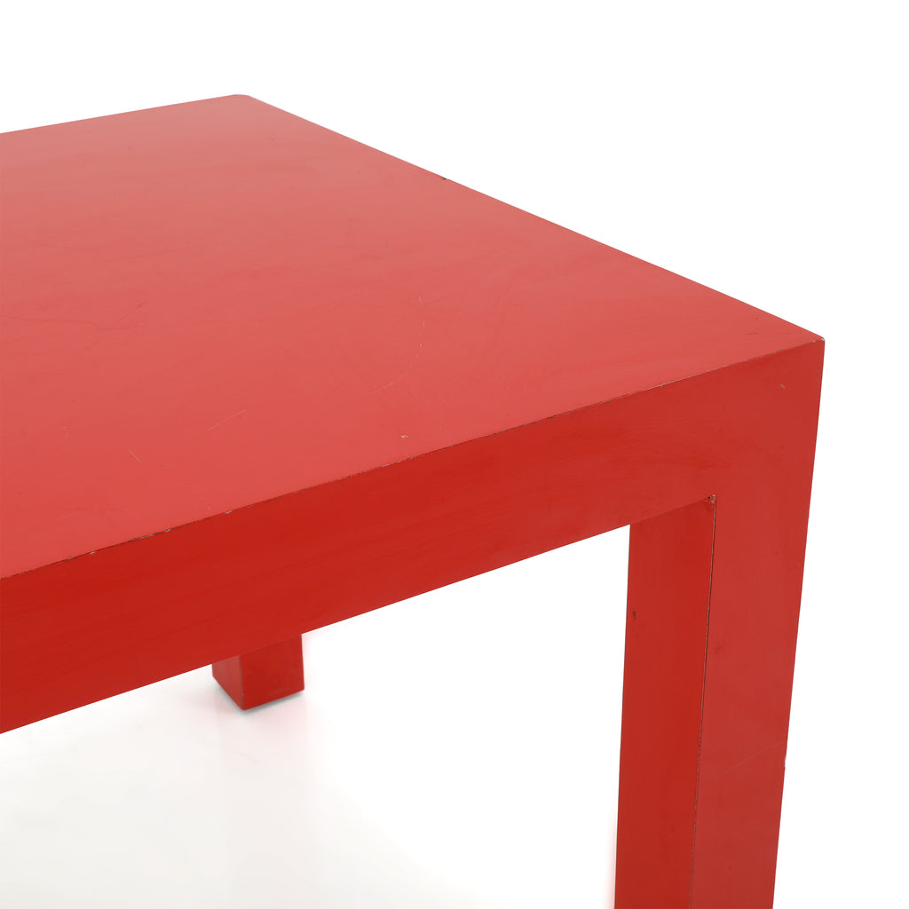 Red / Orange Acrylic Coffee Table