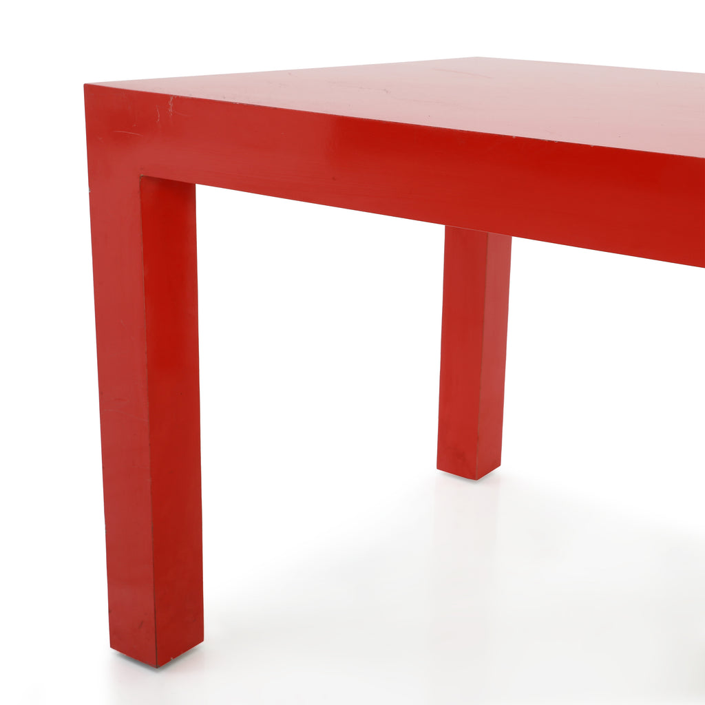 Red / Orange Acrylic Coffee Table