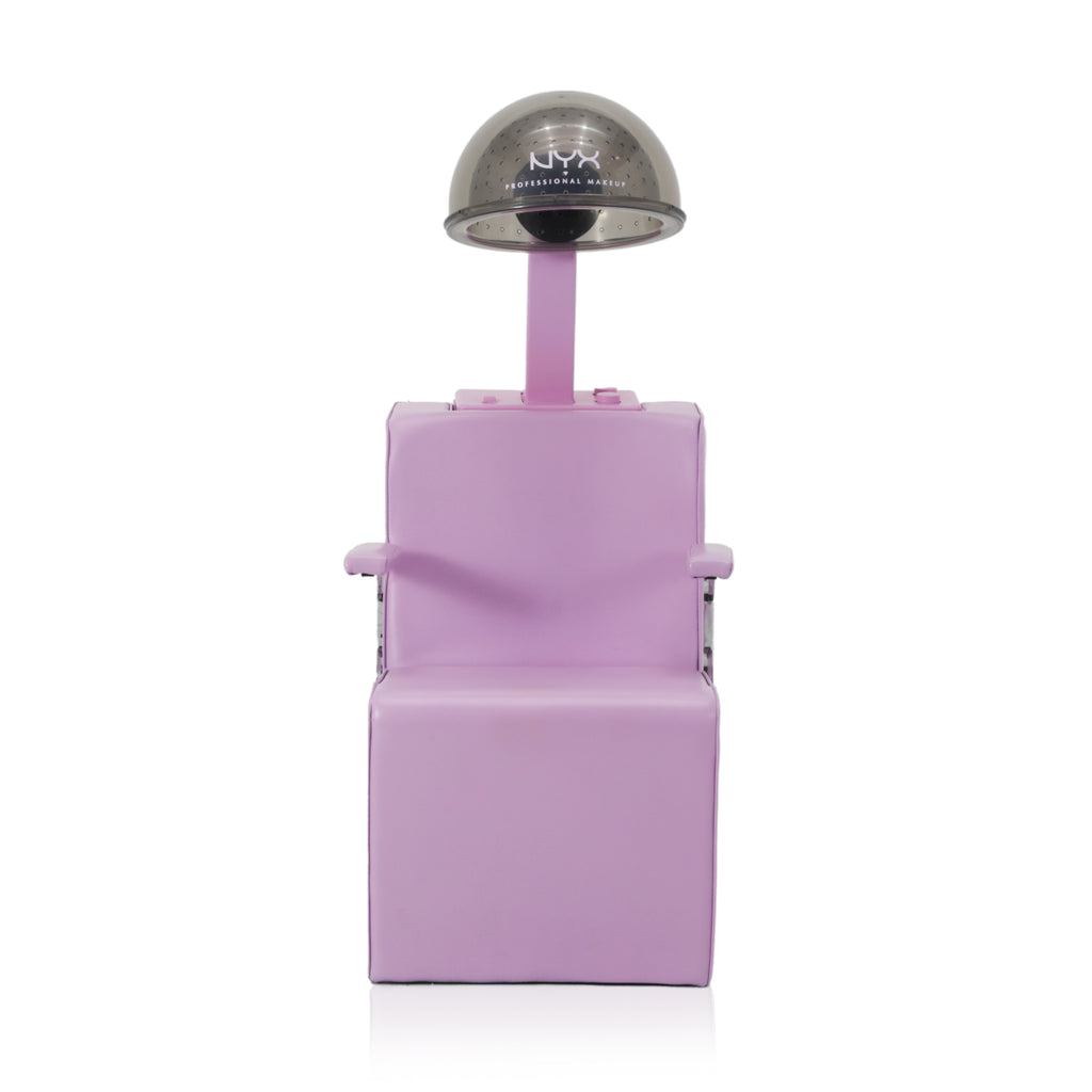 Purple Vinyl Salon Chair