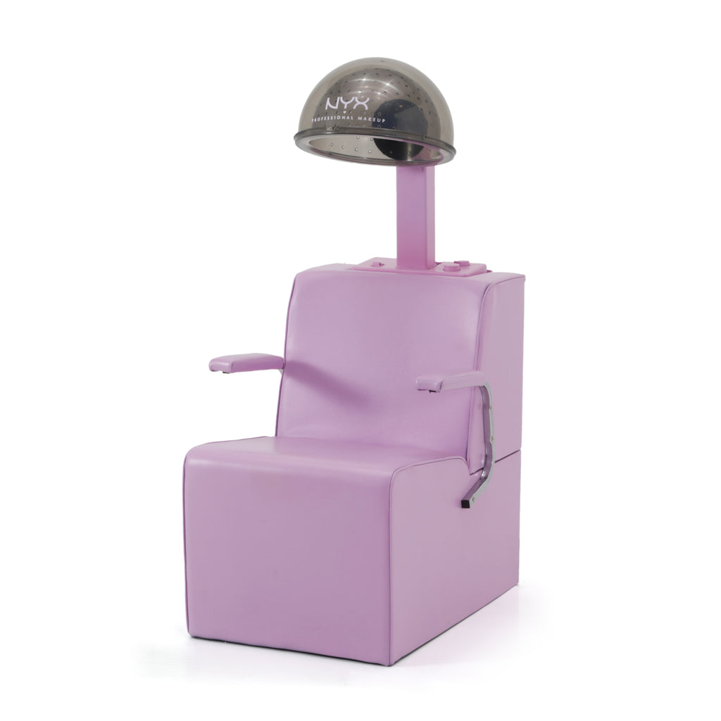 Purple Vinyl Salon Chair
