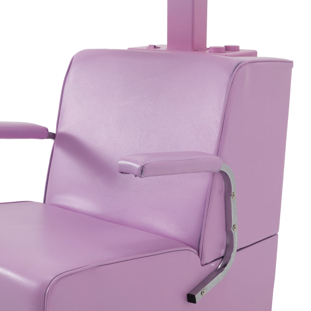 Purple Vinyl Salon Chair