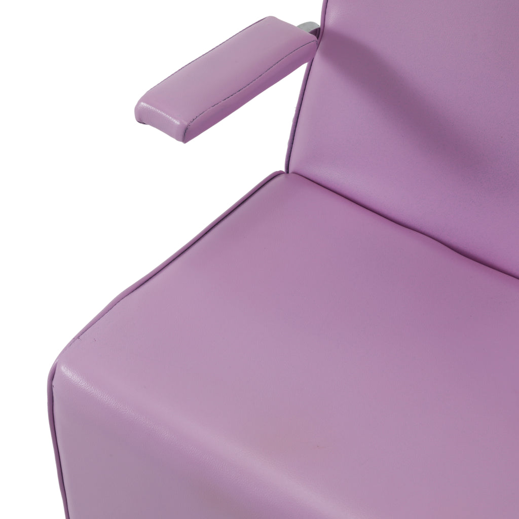Purple Vinyl Salon Chair