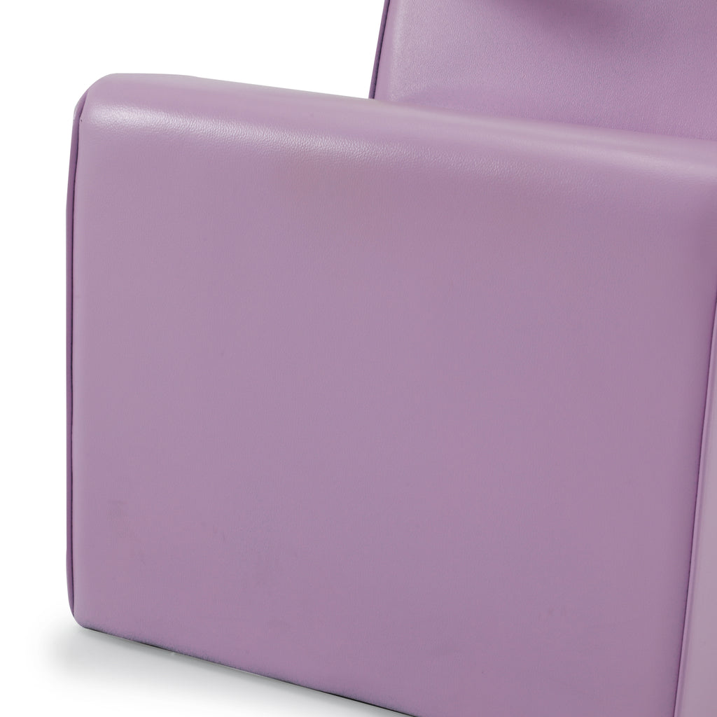 Purple Vinyl Salon Chair