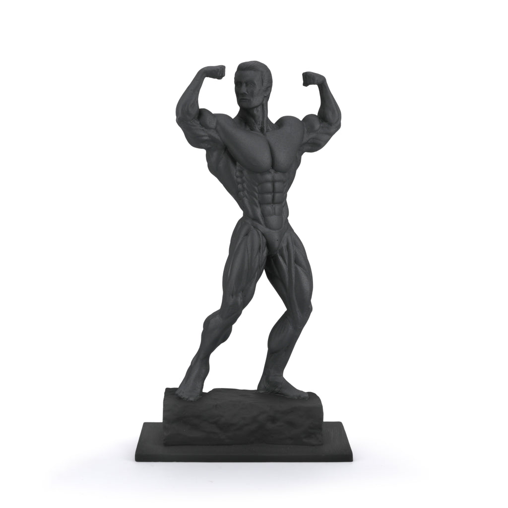 Bronze Body Builder Table Sculpture