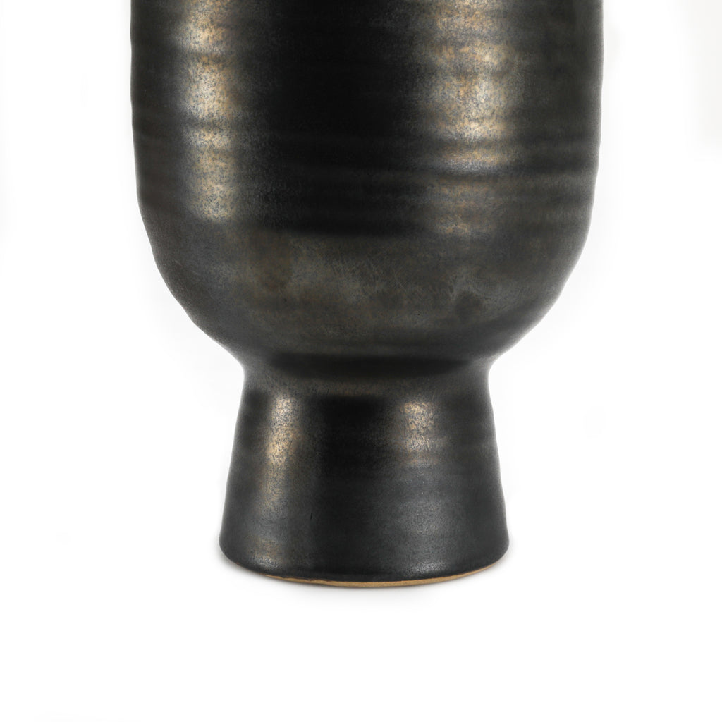 Small Charcoal Mushroom Planter