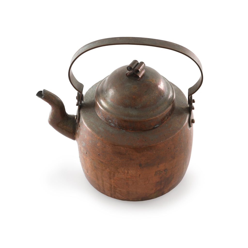 Weathered Copper Tea Pot