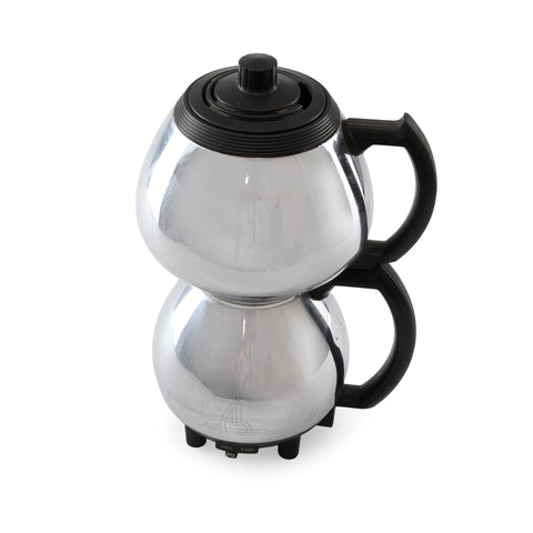 Double Orb Chrome Kettle