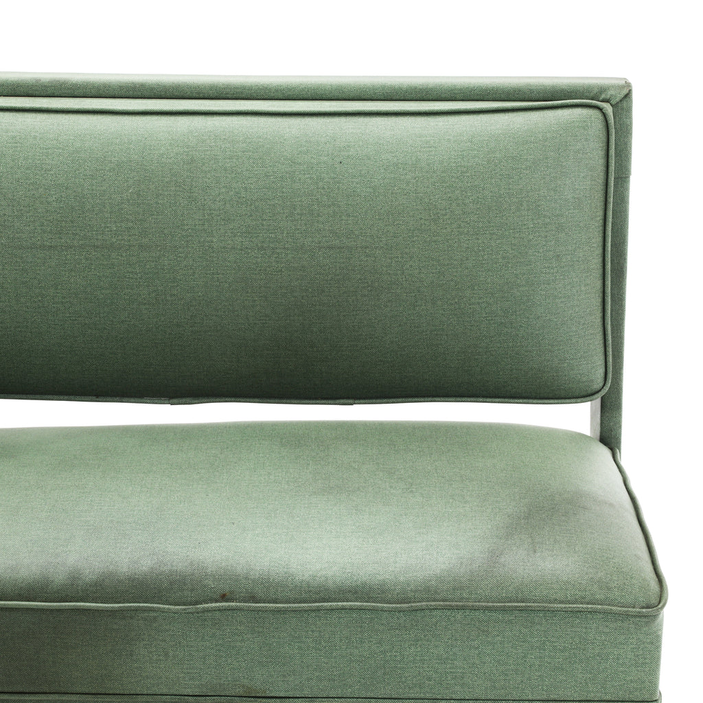 Green Vinyl Diner Booth Seating