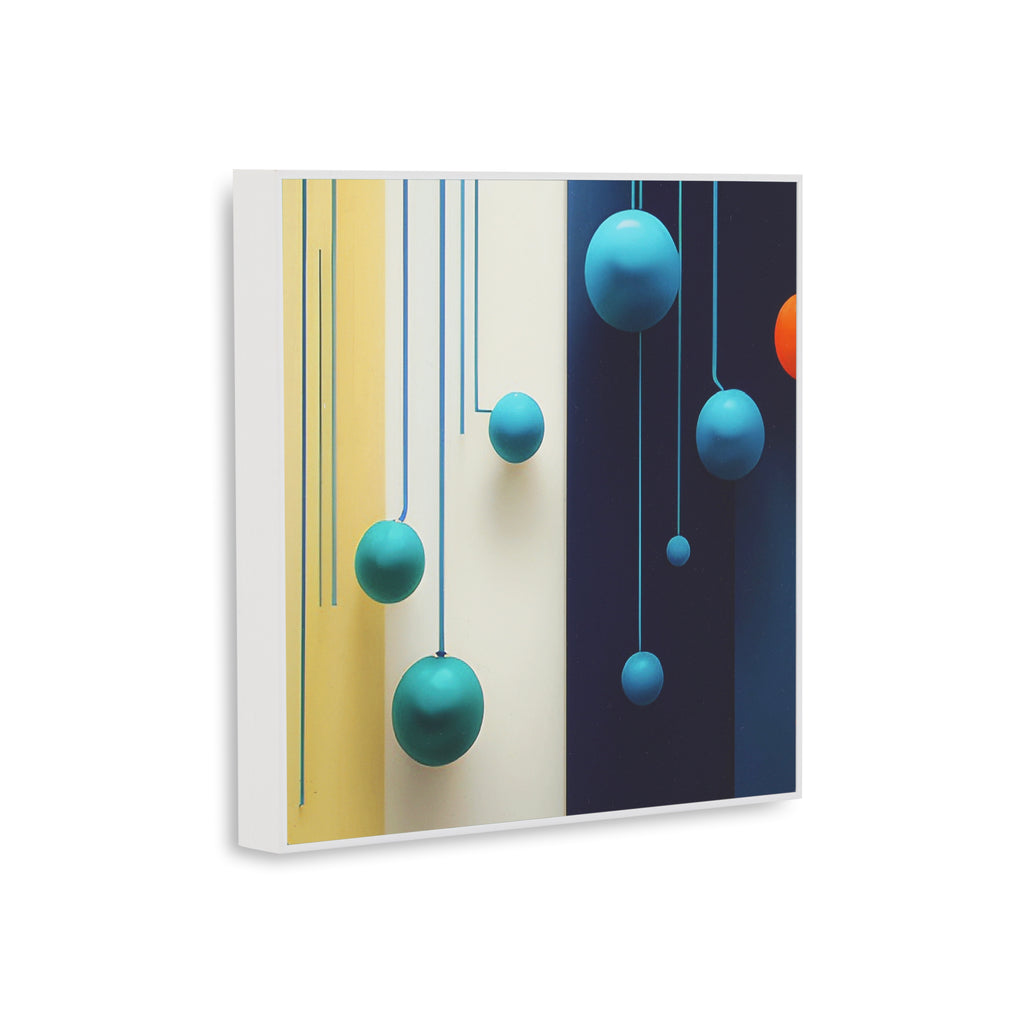 1342 (A+D) 80's Pop 3-D Geometric Spheres A