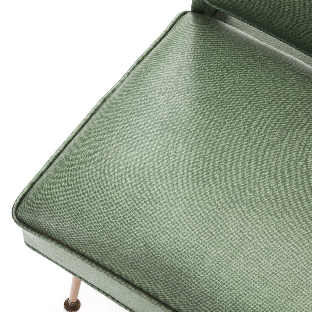 Green Vinyl Diner Booth Seating