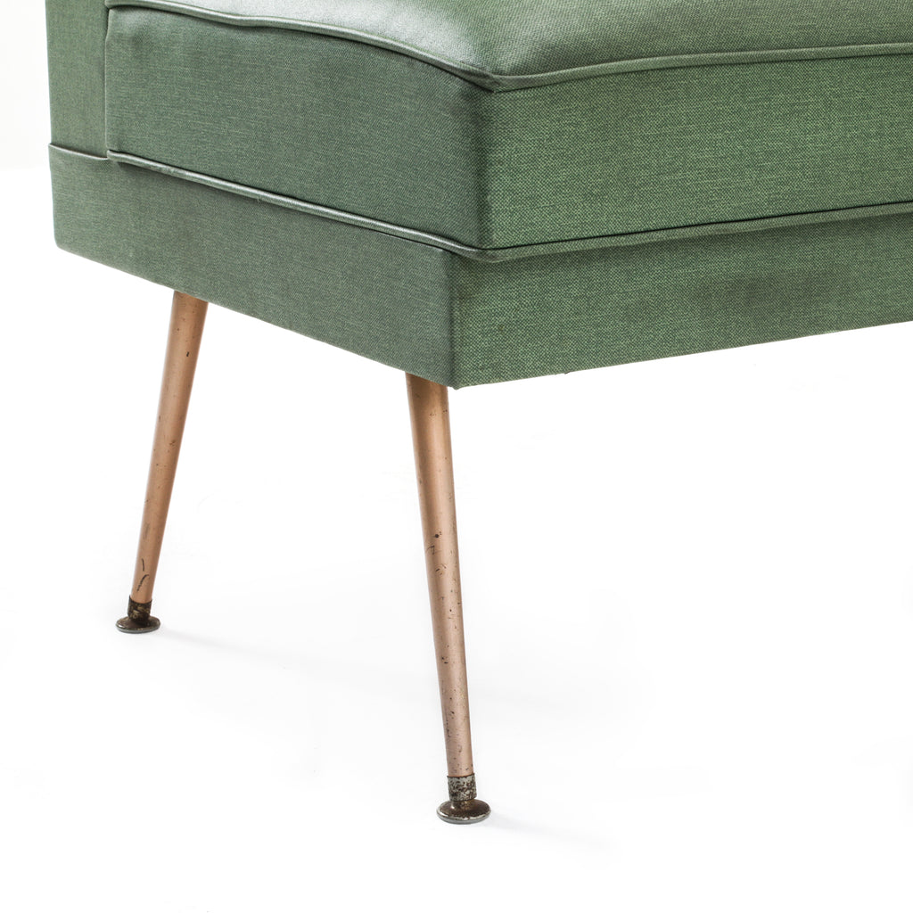 Green Vinyl Diner Booth Seating