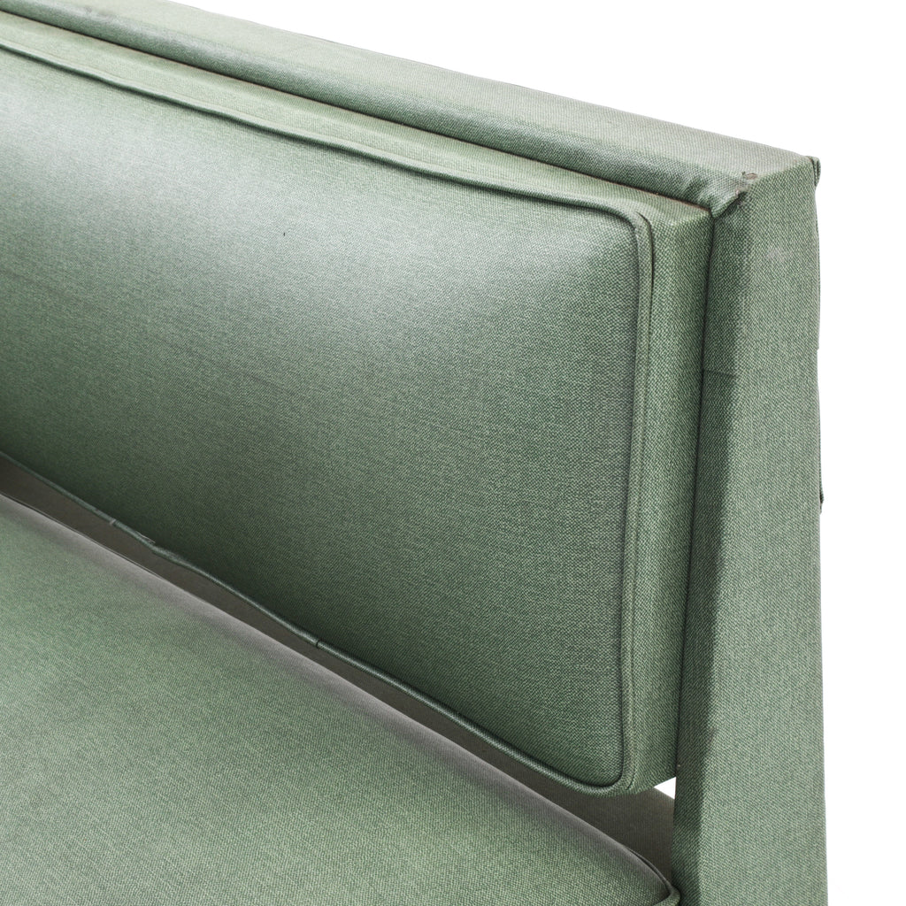 Green Vinyl Diner Booth Seating