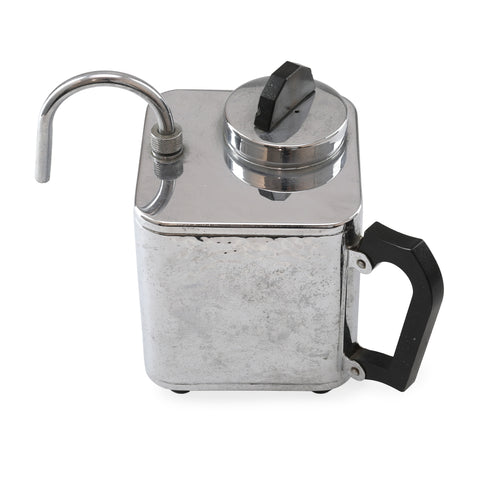 Chrome Cube Kettle w/ Black Handle