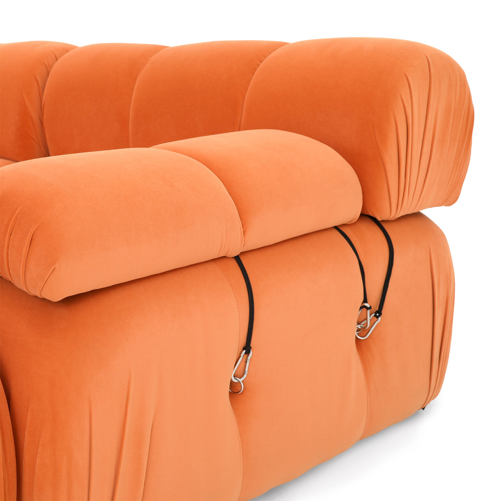 Orange Modular Sectional