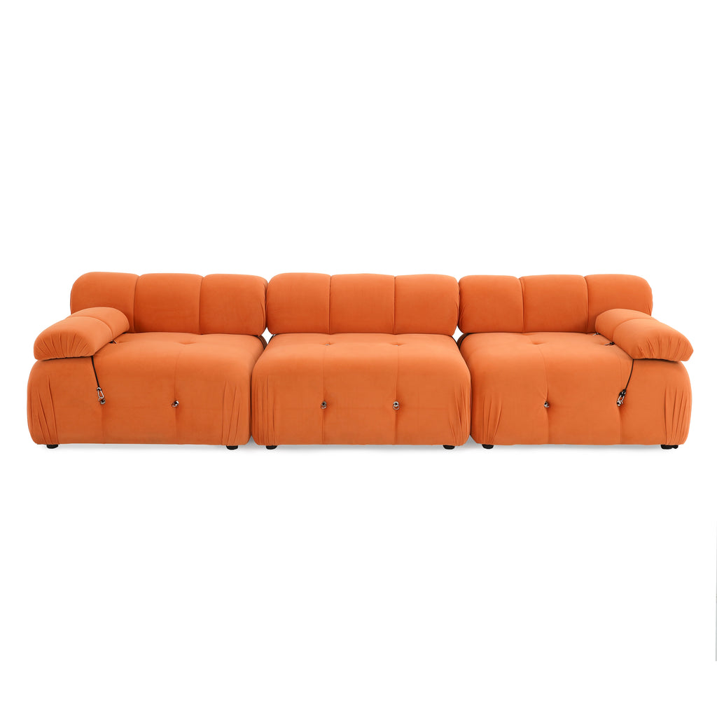 Orange Modular Sectional