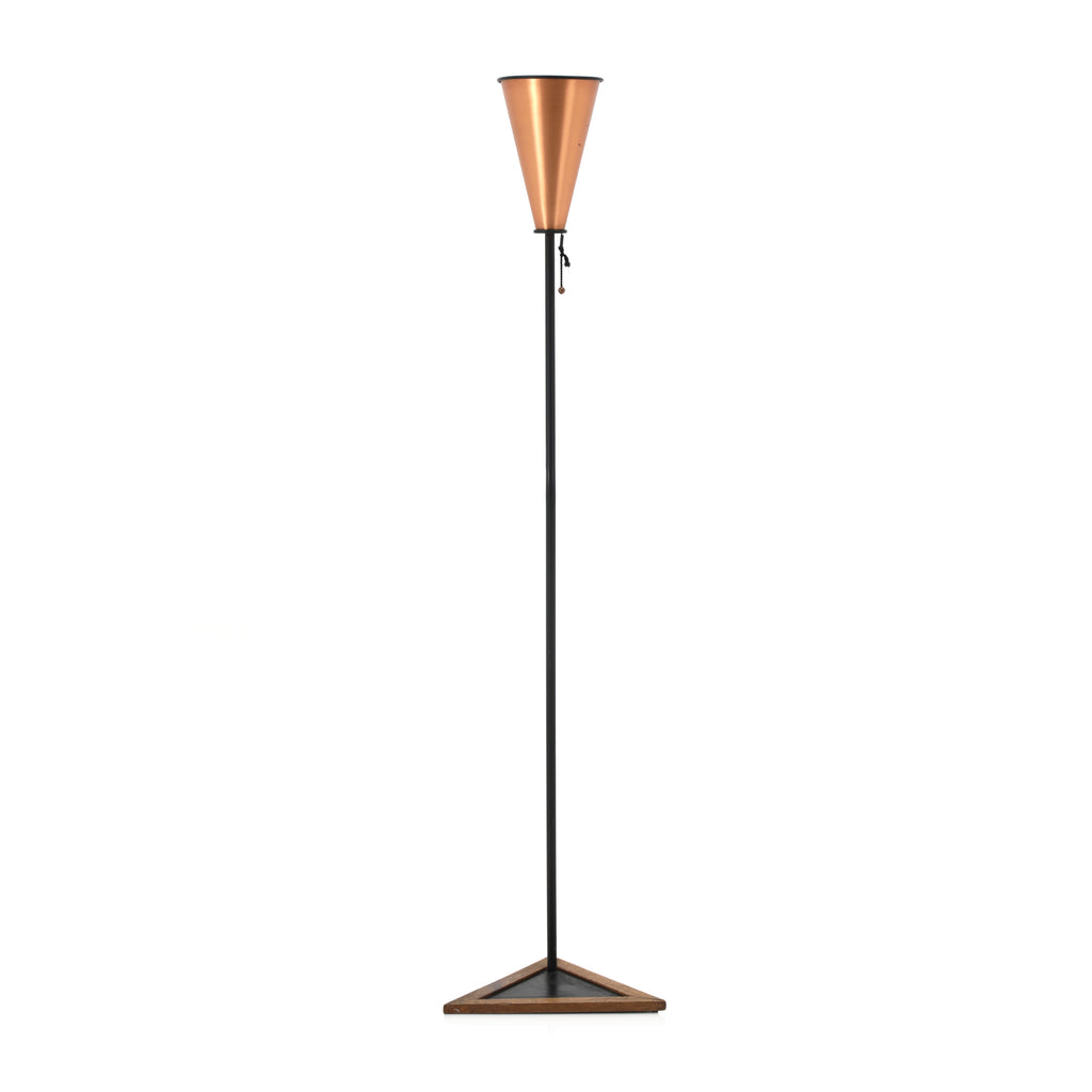 Copper Cone Floor Lamp