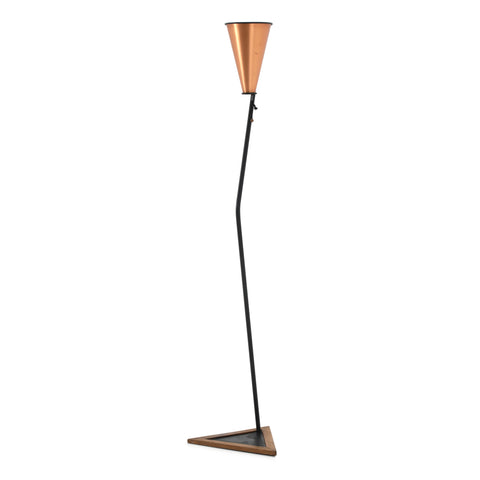 Copper Cone Floor Lamp