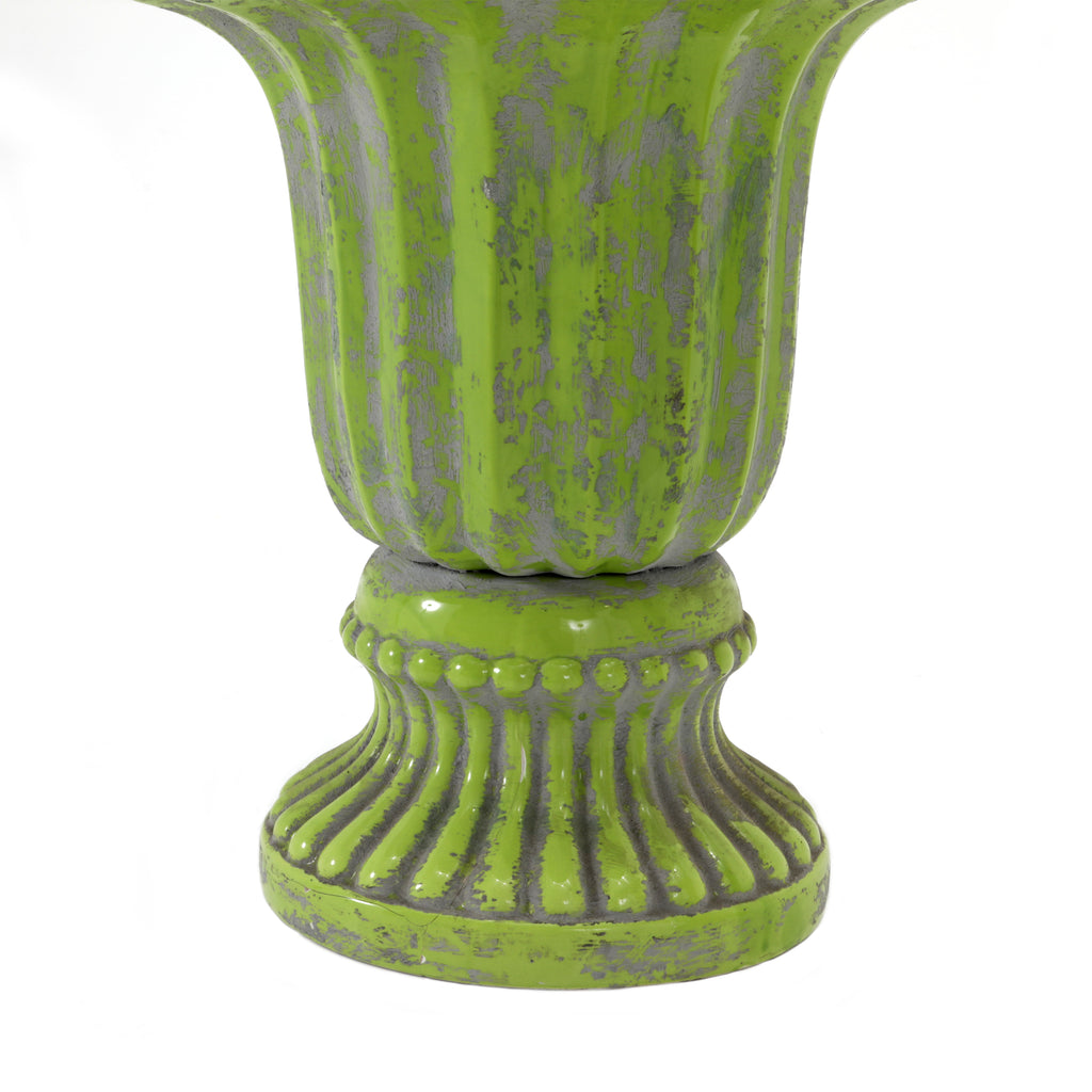 Light Green Ceramic Urn