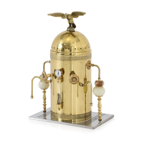 Vintage Gold Eagle Coffee Machine