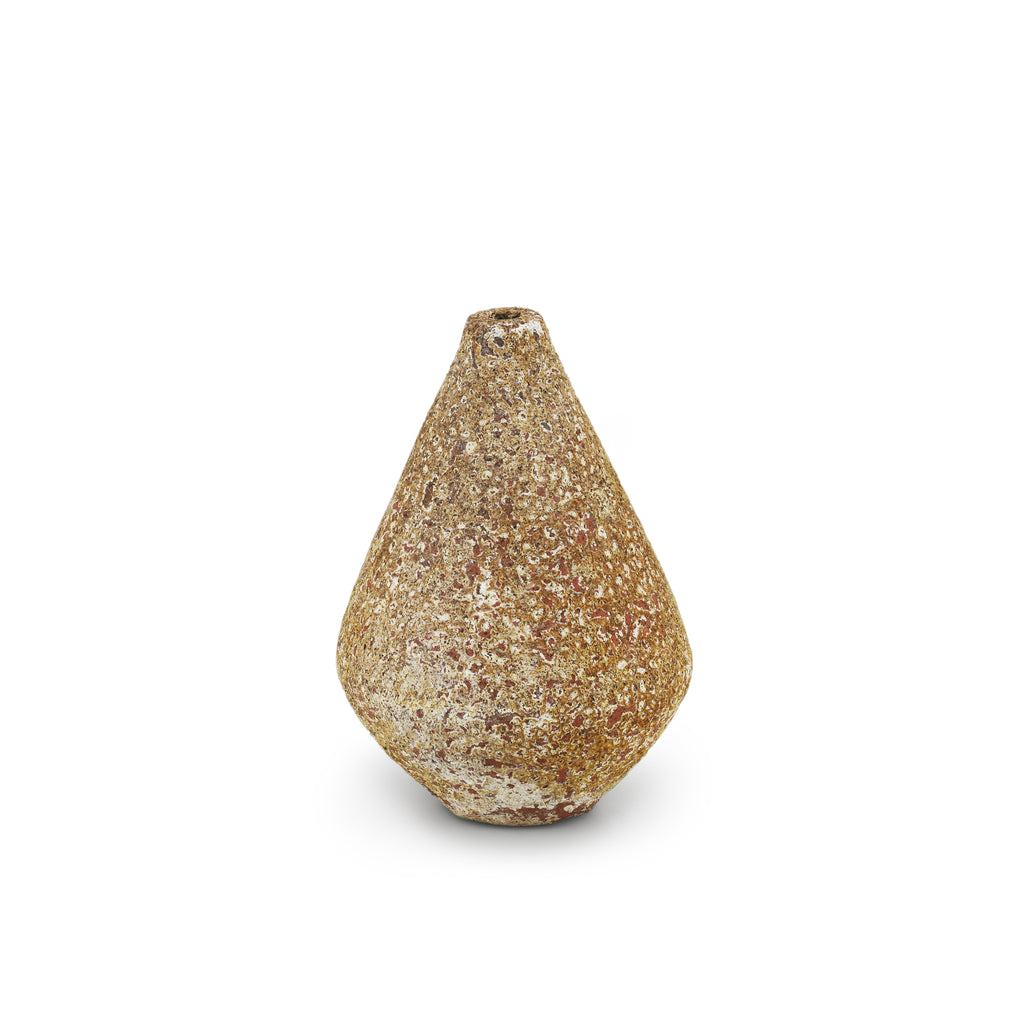Rustic Yellow Ceramic Vase