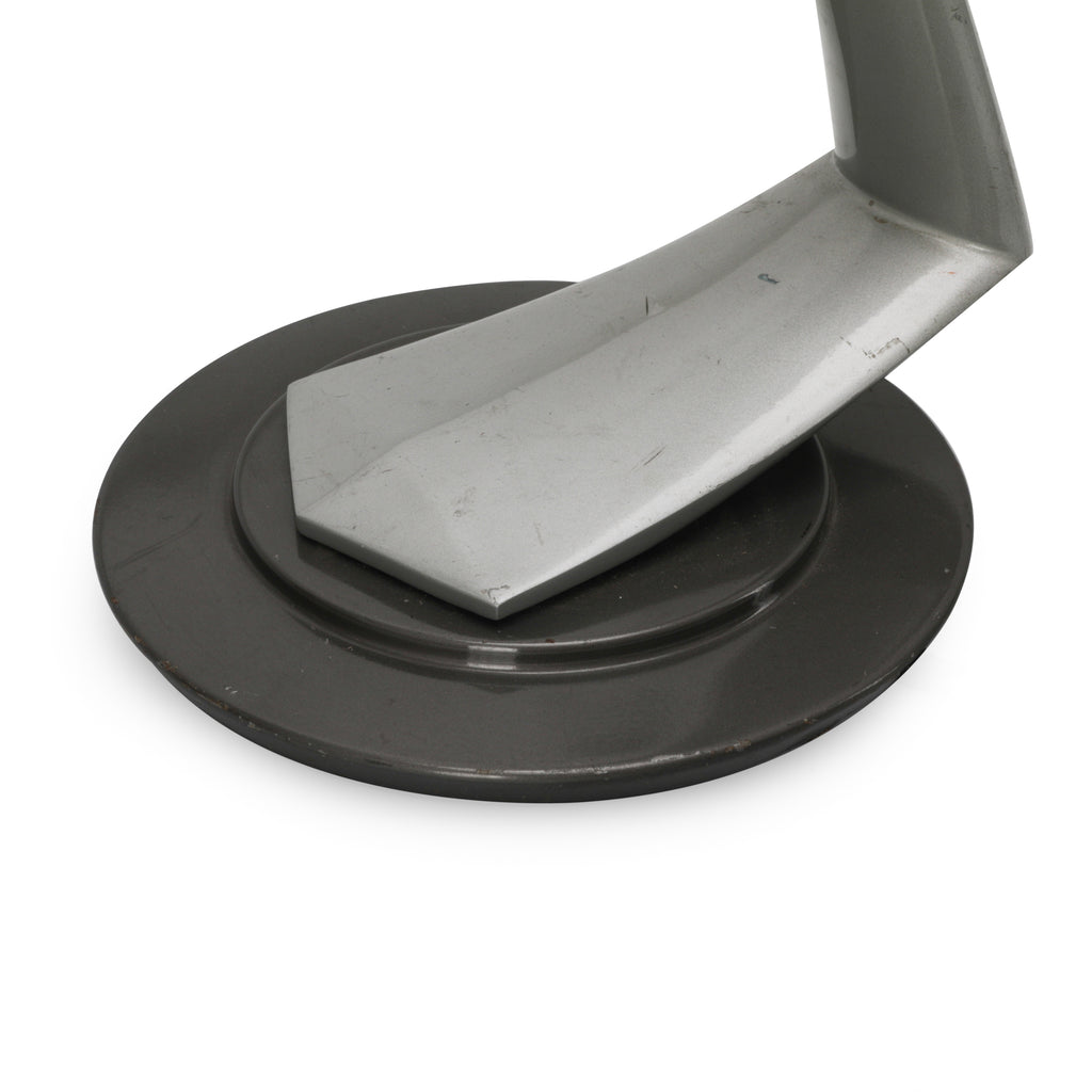 Grey & Silver Curved Desk Lamp
