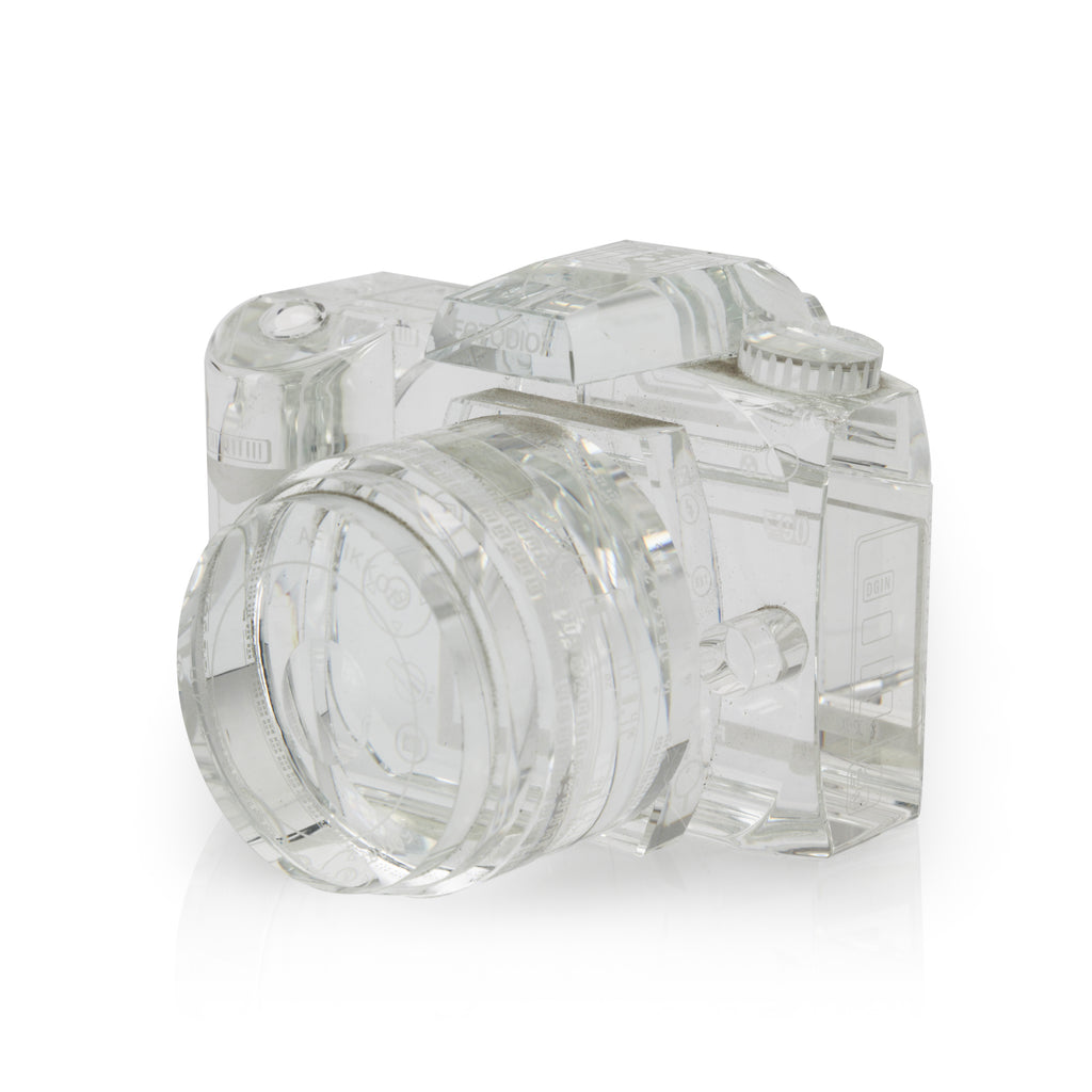 Glass Camera Paperweight (A+D)