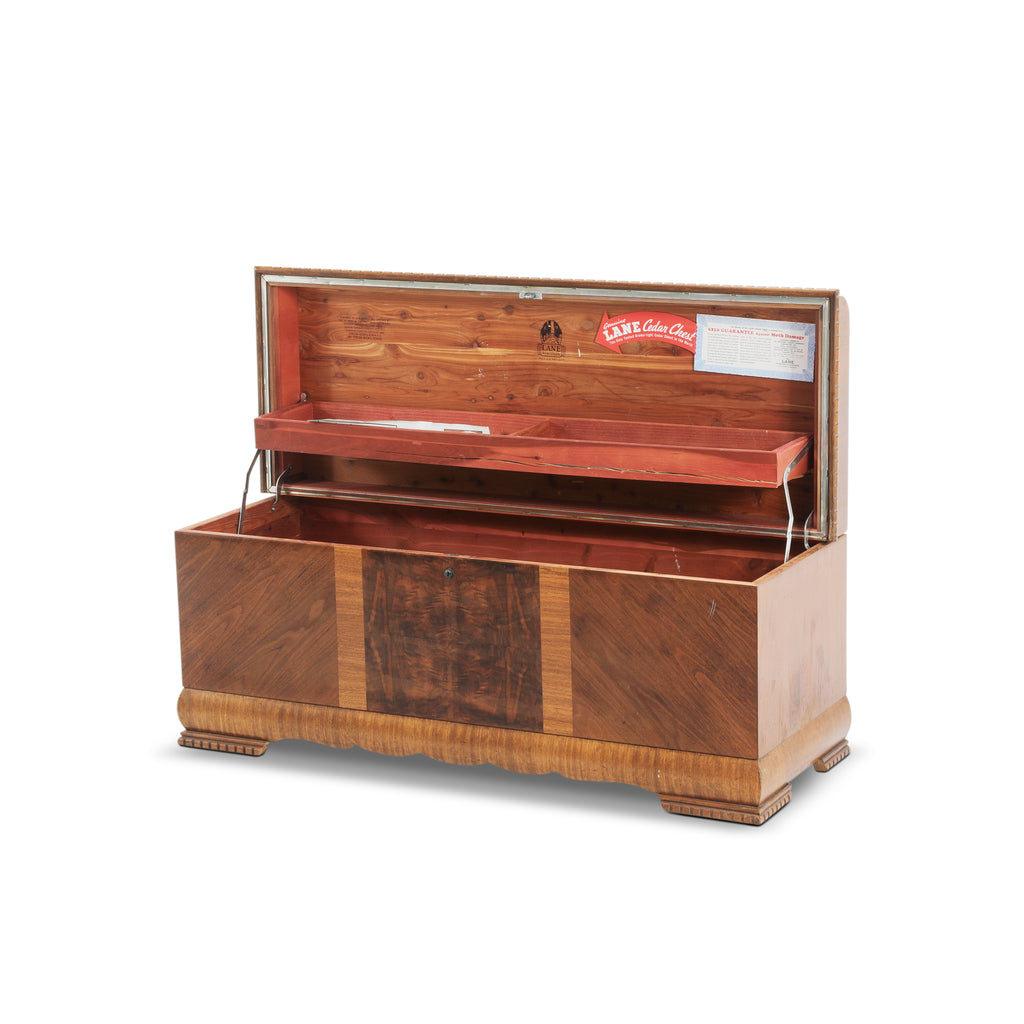 Vintage Multi Toned Cedar Chest w/ Shelf