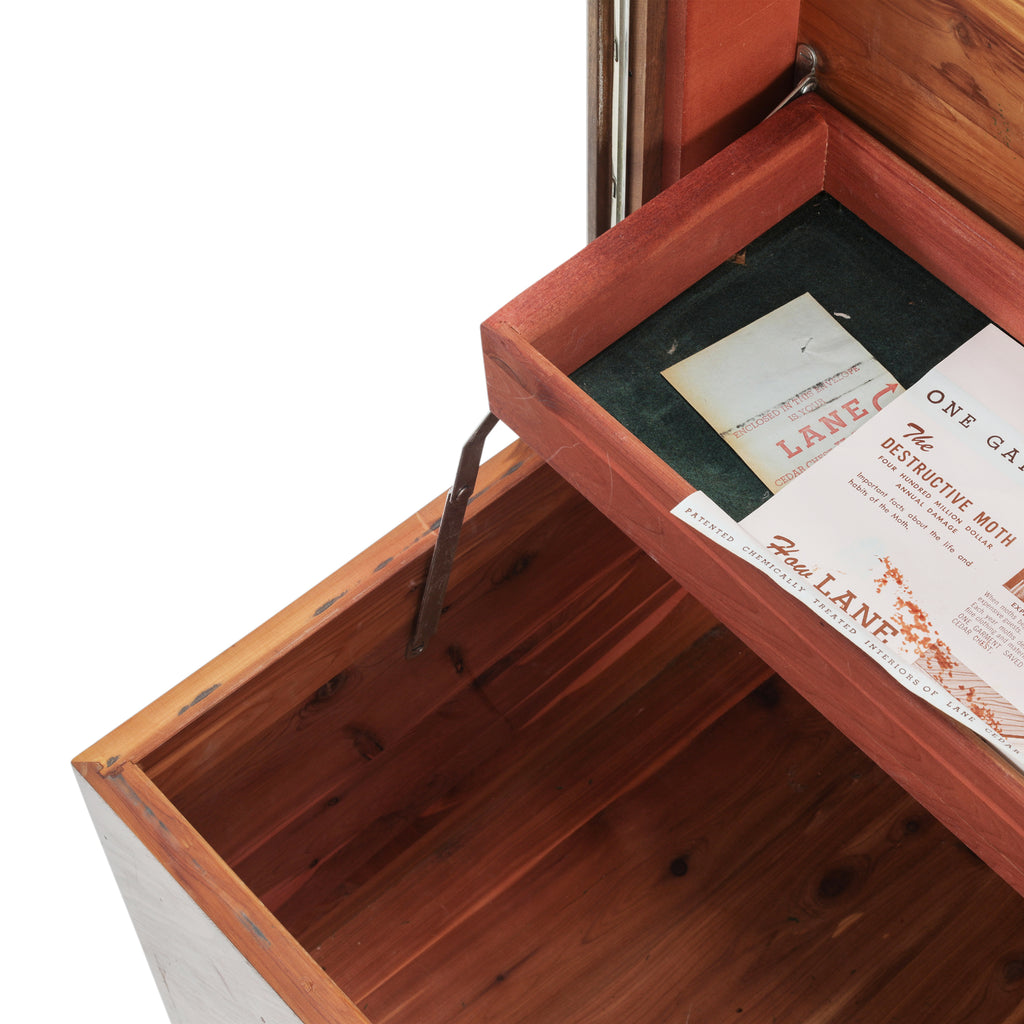 Vintage Multi Toned Cedar Chest w/ Shelf