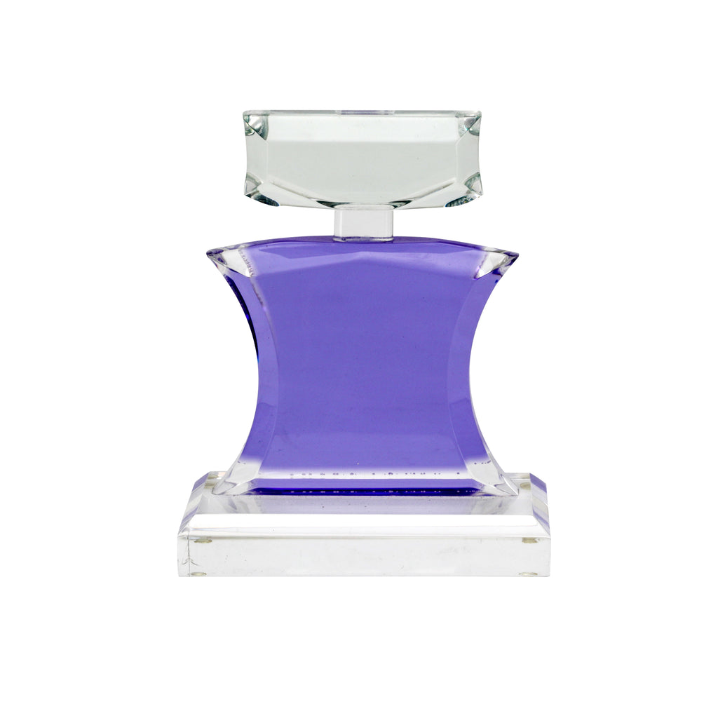 Purple Abstract Acrylic Sculpture (A+D)