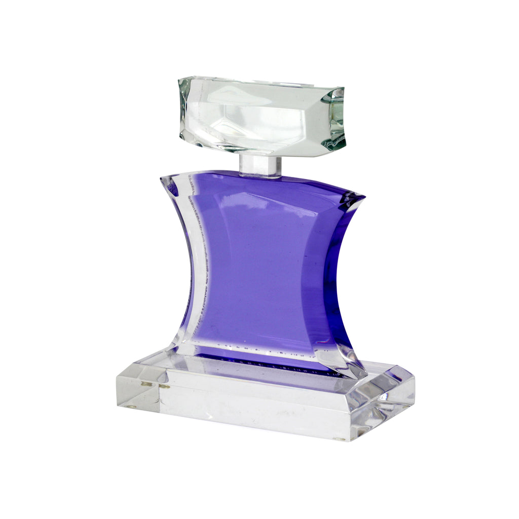 Purple Abstract Acrylic Sculpture (A+D)