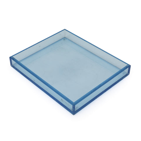 Blue Acrylic Paper Tray (A+D)