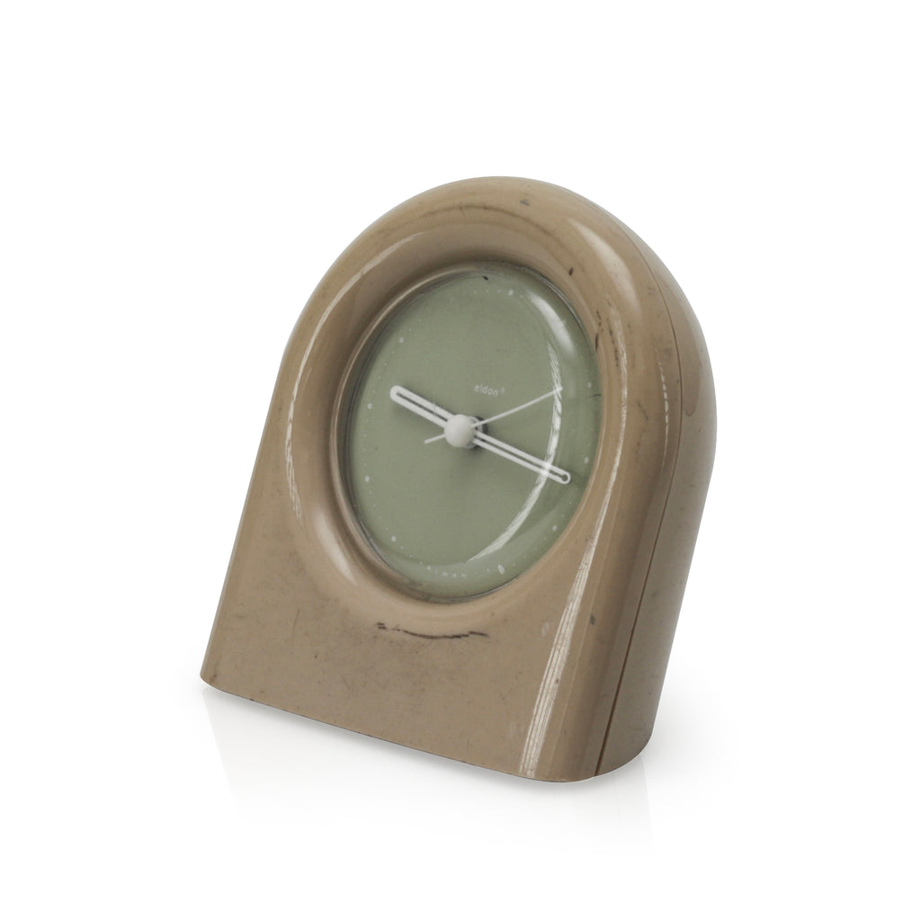 Tan Miniature Table Clock (A+D)