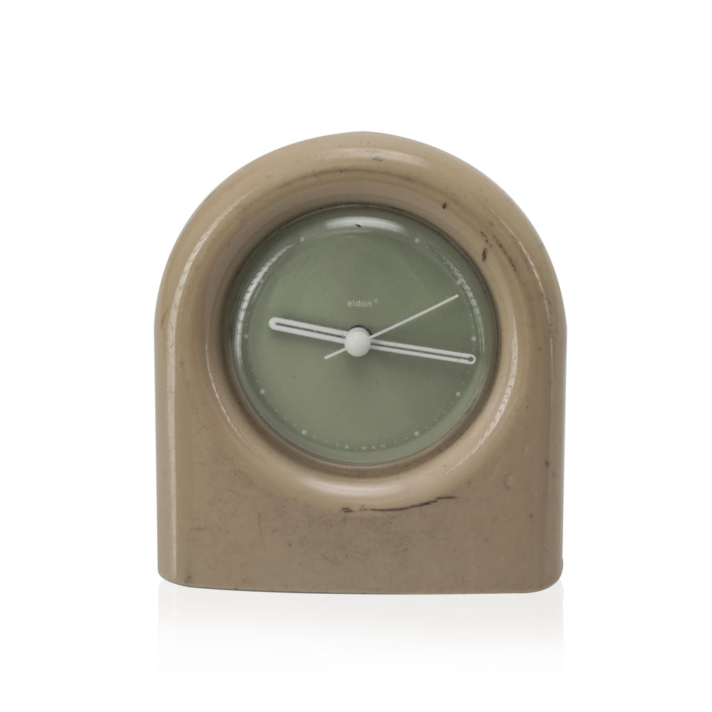 Tan Miniature Table Clock (A+D)