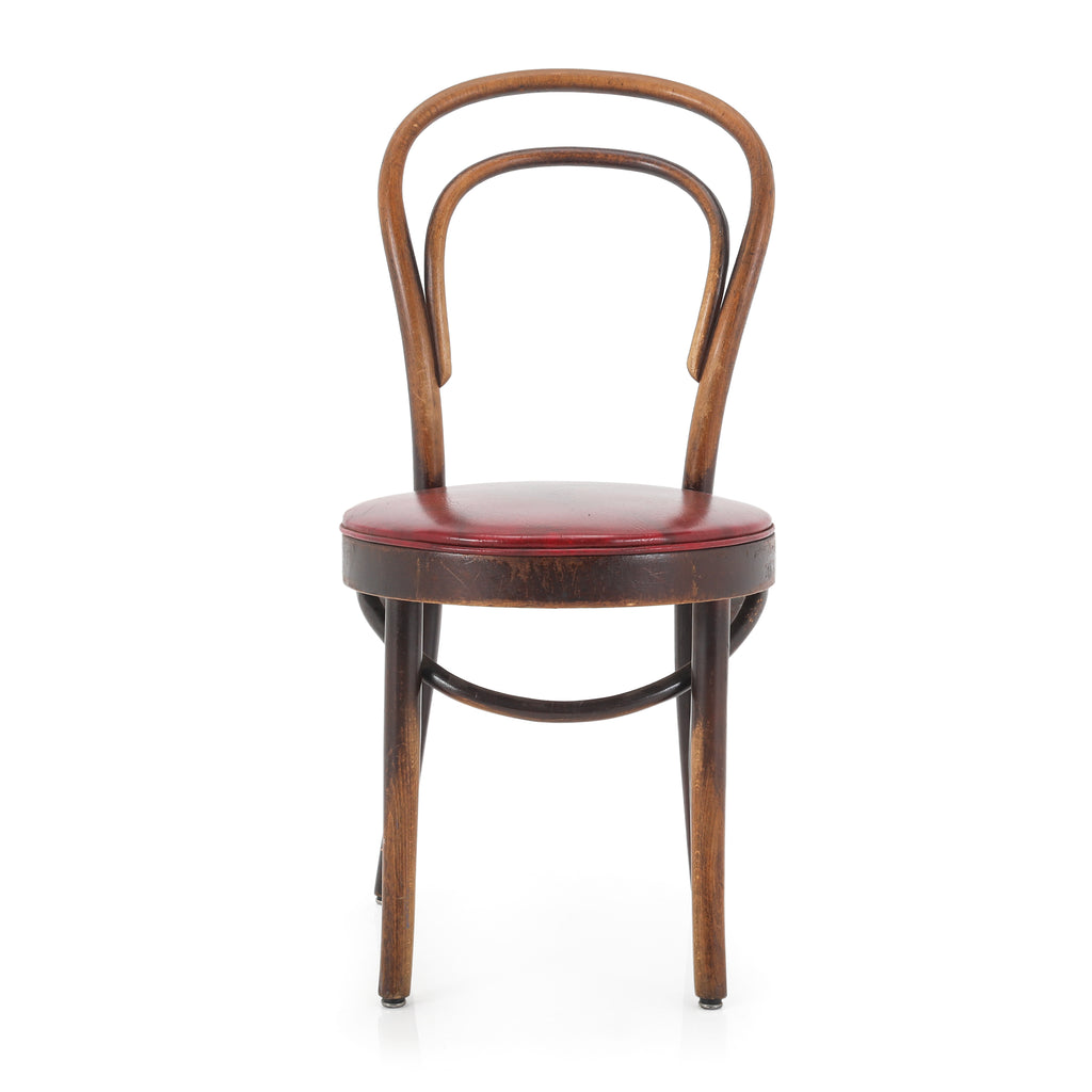Red Thonet Wood Cafe Chair