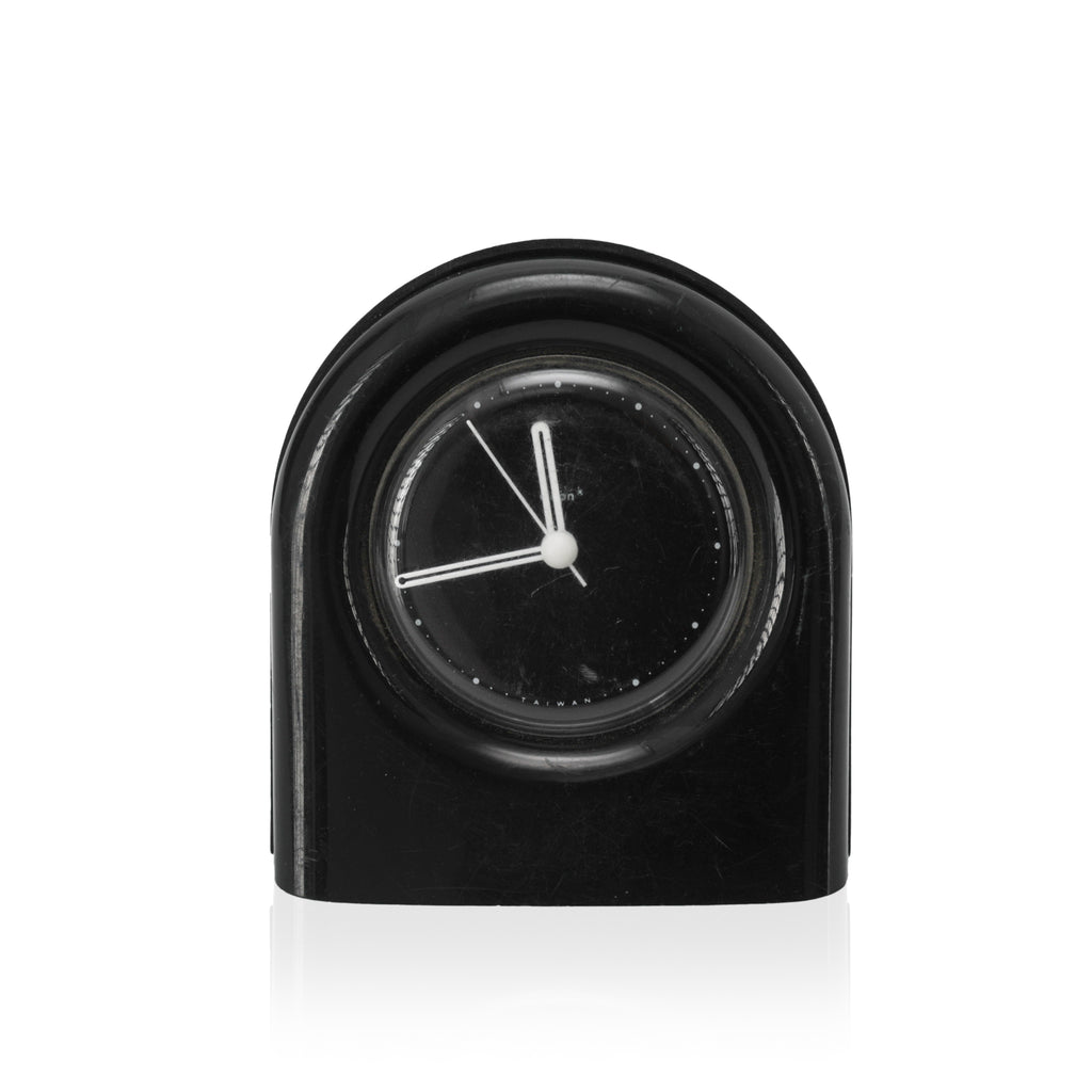 Black Miniature Table Clock (A+D)