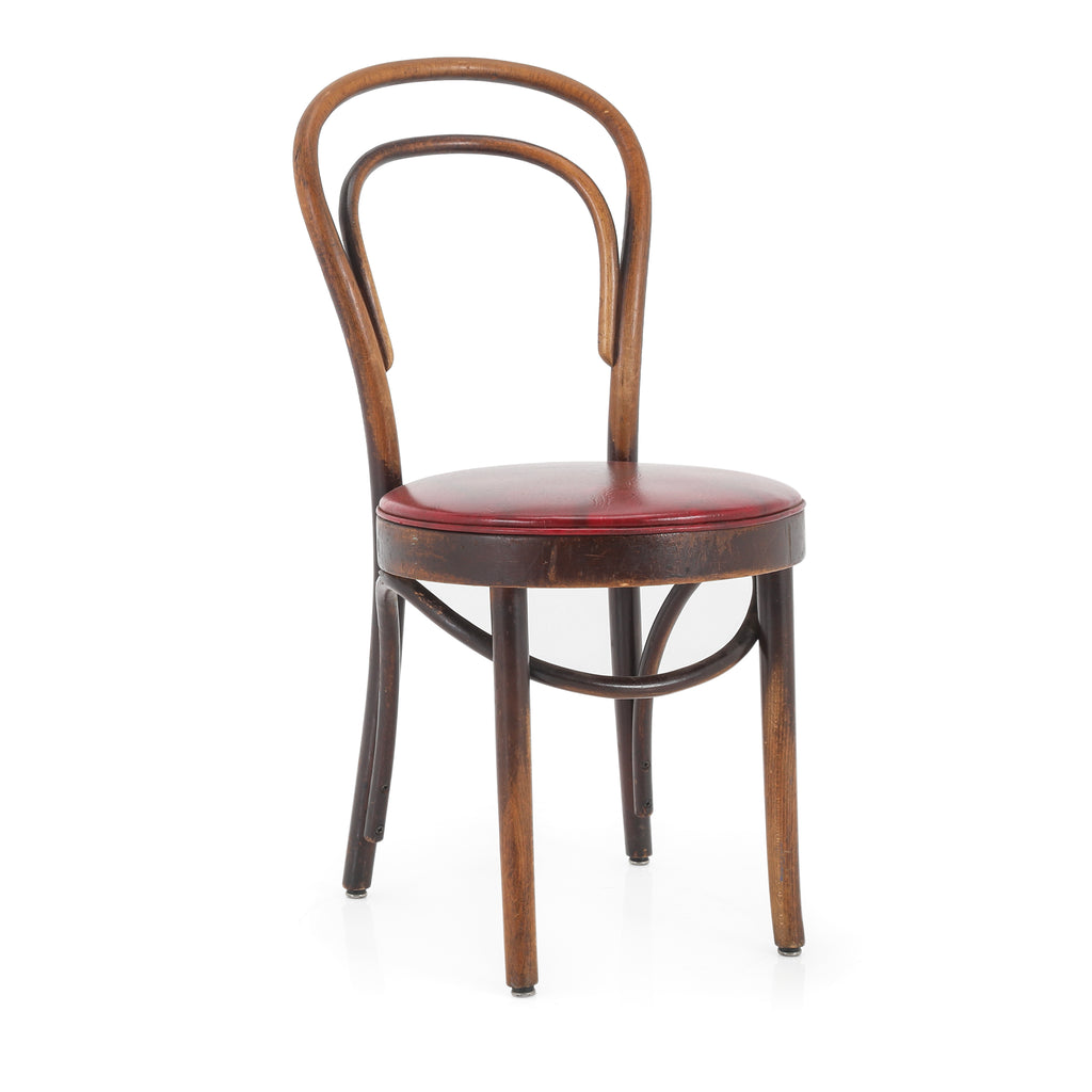 Red Thonet Wood Cafe Chair