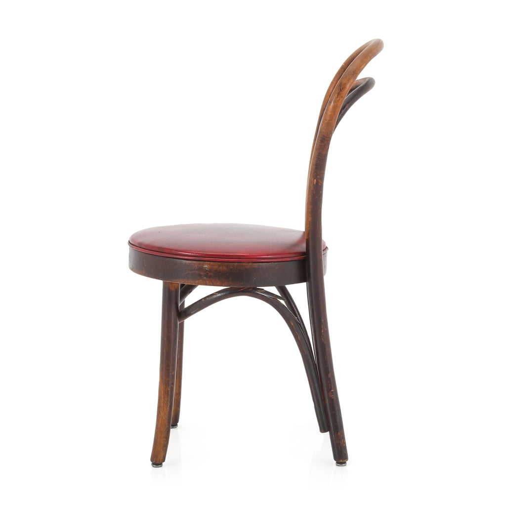 Red Thonet Wood Cafe Chair