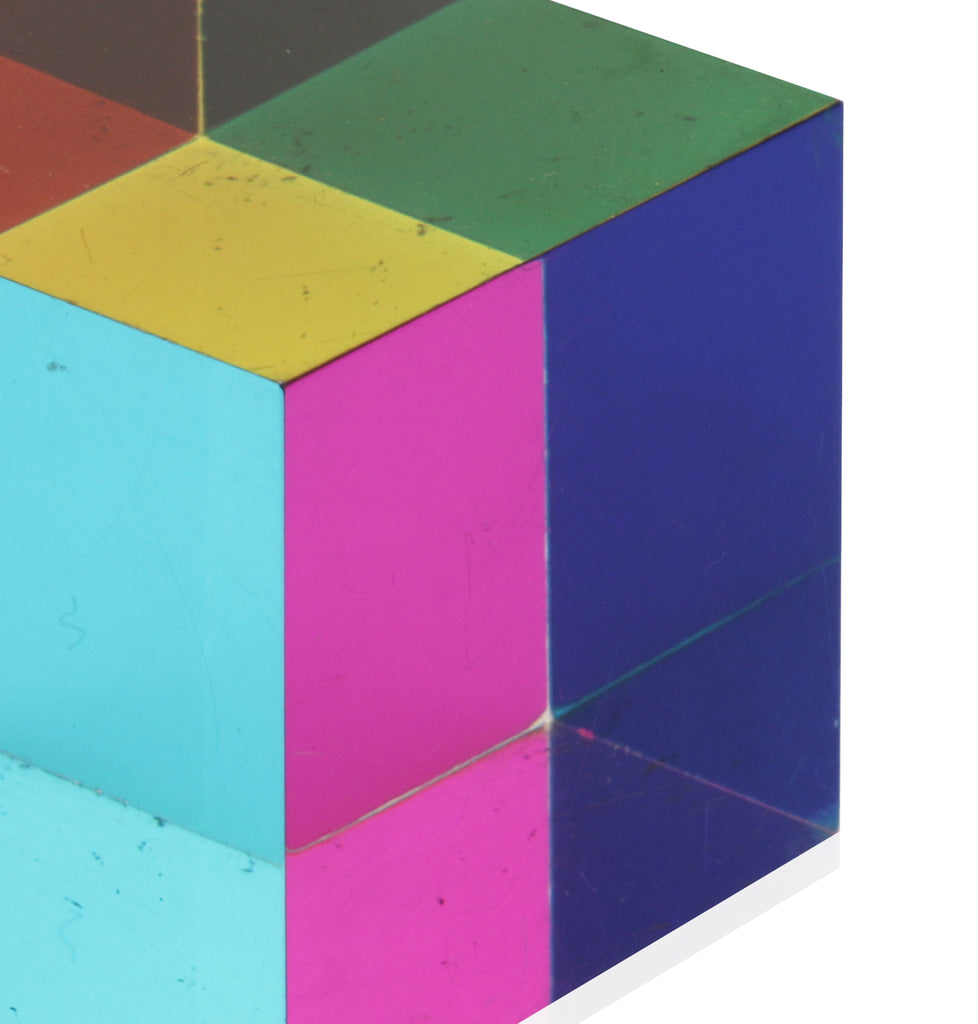 Small Acrylic Color Cube (A+D)