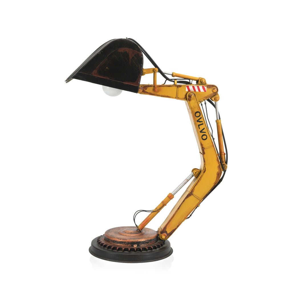 Yellow / Black Industrial Excavator Lamp