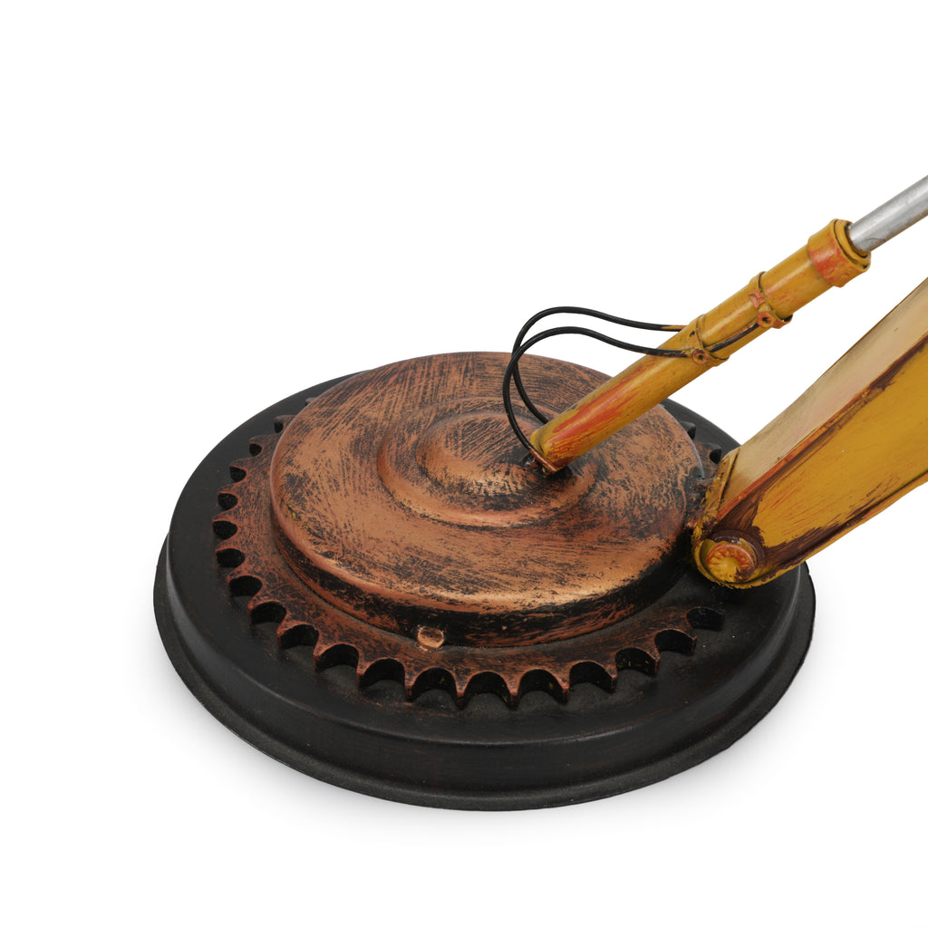 Yellow / Black Industrial Excavator Lamp
