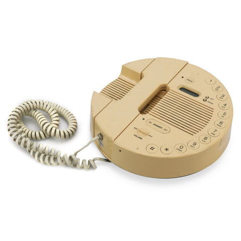 Tan Circular 80's Phone